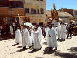 catholic Sunday procession