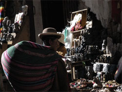 street scene in Bolivia