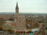 Middeleeuws centrum in Sibiu